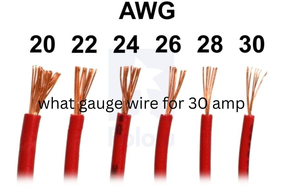 what gauge wire for 30 amp​
