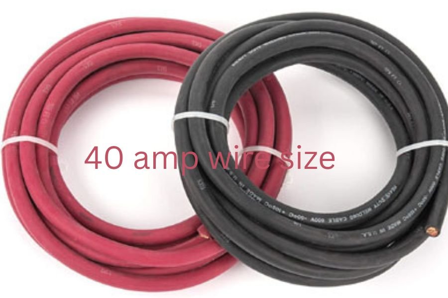 40 amp wire size